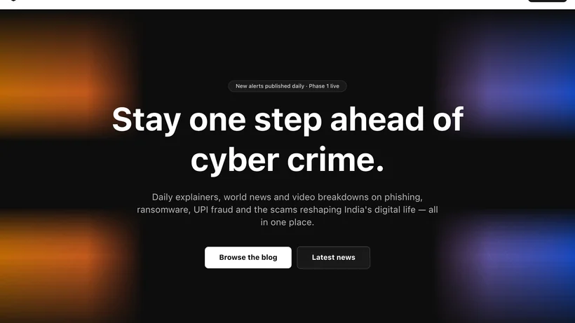 CyberSathi website screenshot