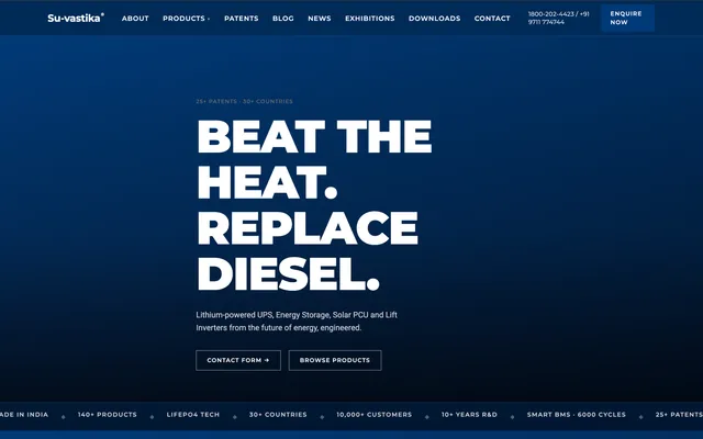 Suvastika website screenshot